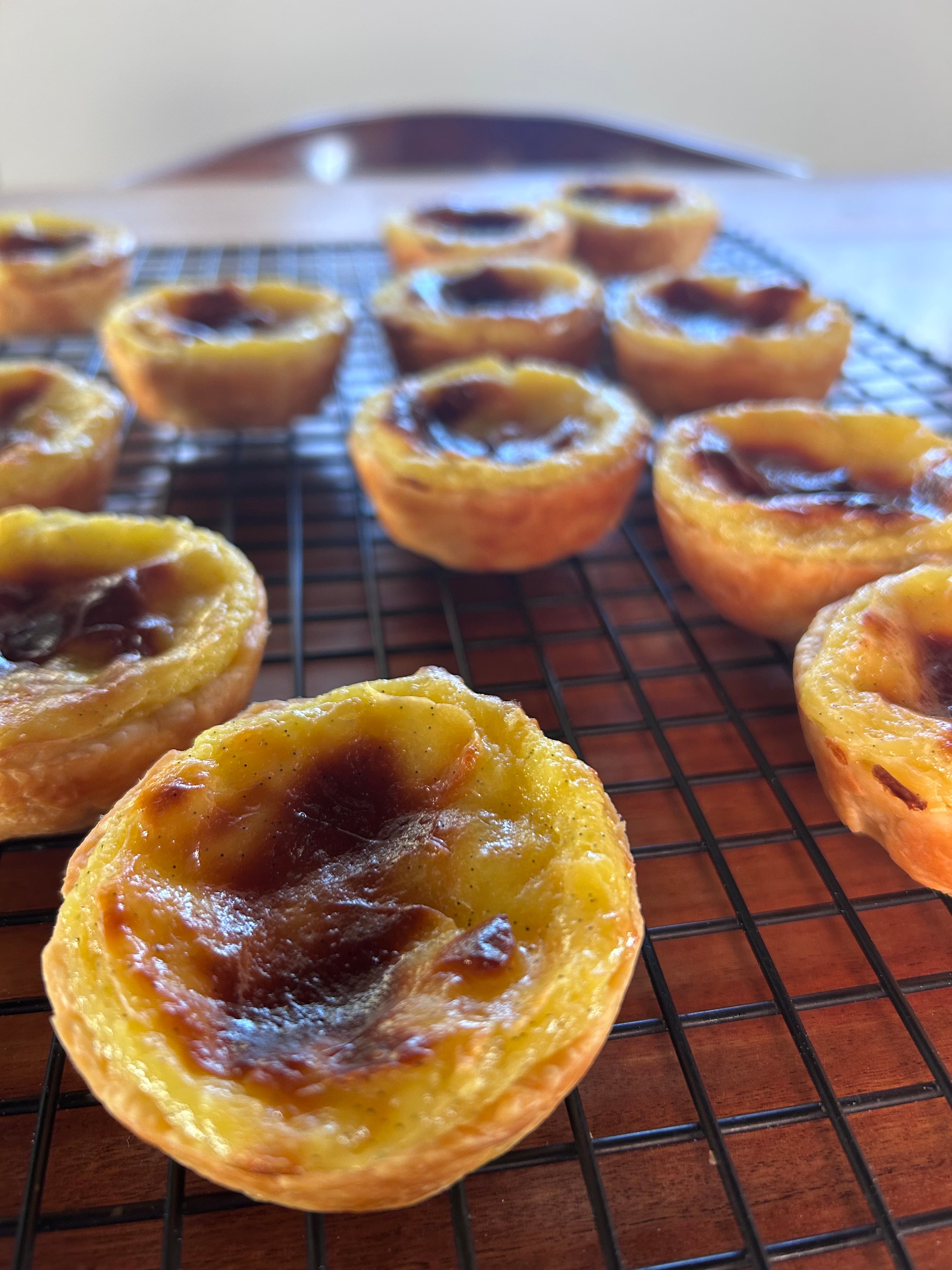 Portuquese Style Custard Tarts - 6 Tarts