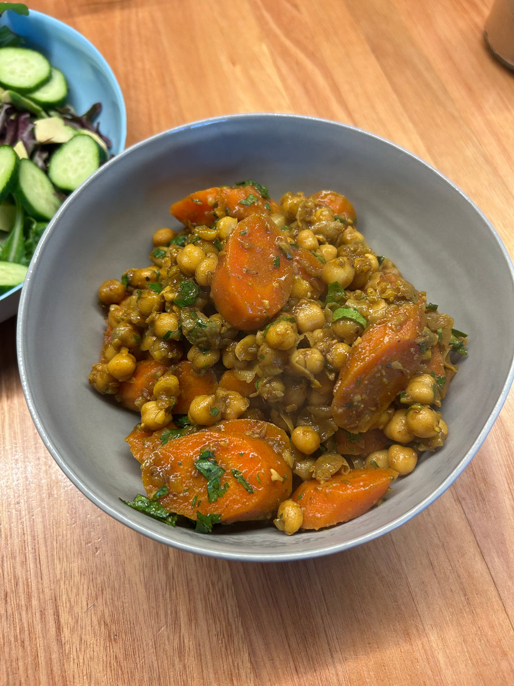 Spicy Carrot & Chickpea Tagine - Serves 2 & Serves 4 - Vegan