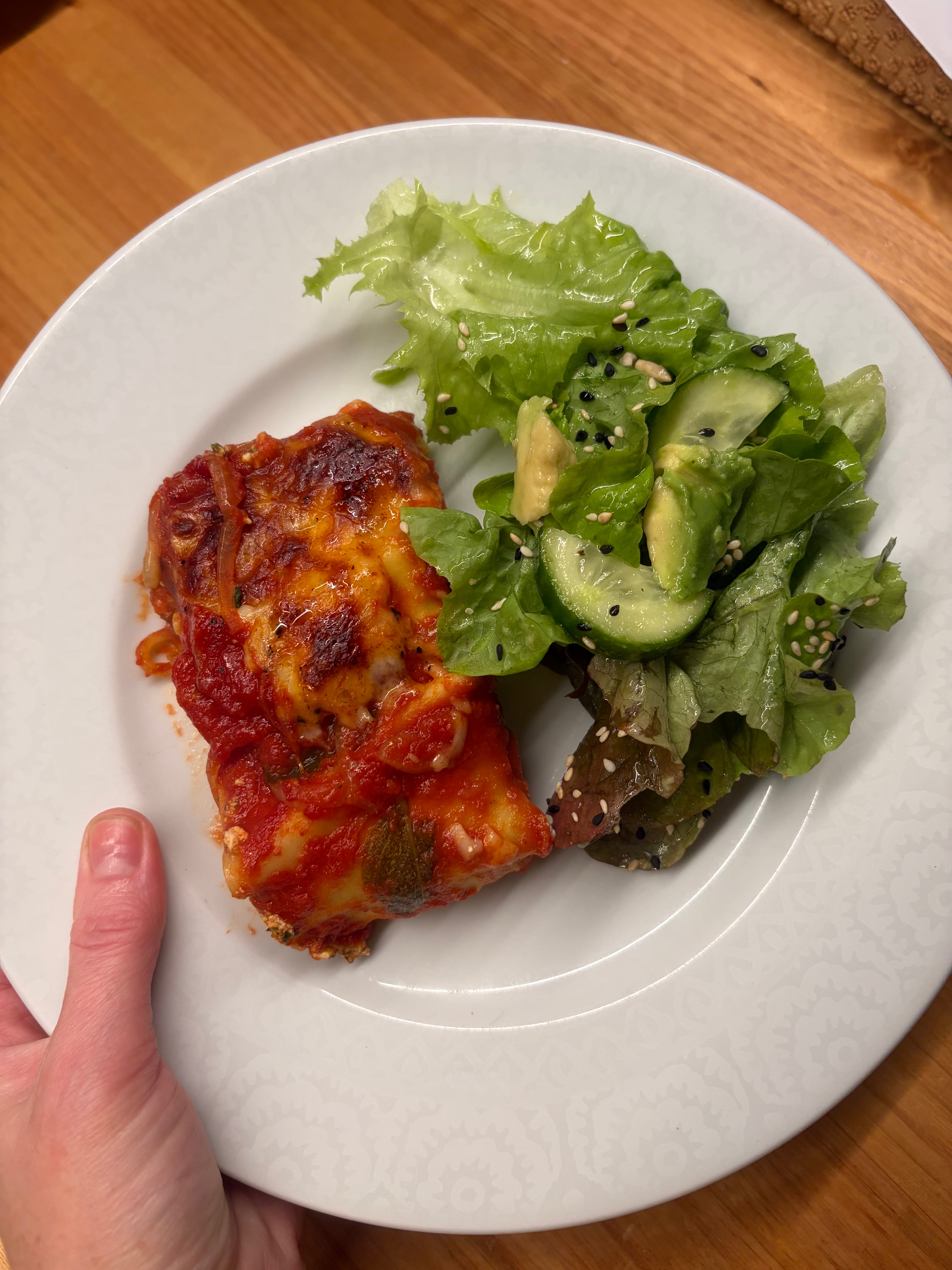 Spinach & Ricotta Cannelloni