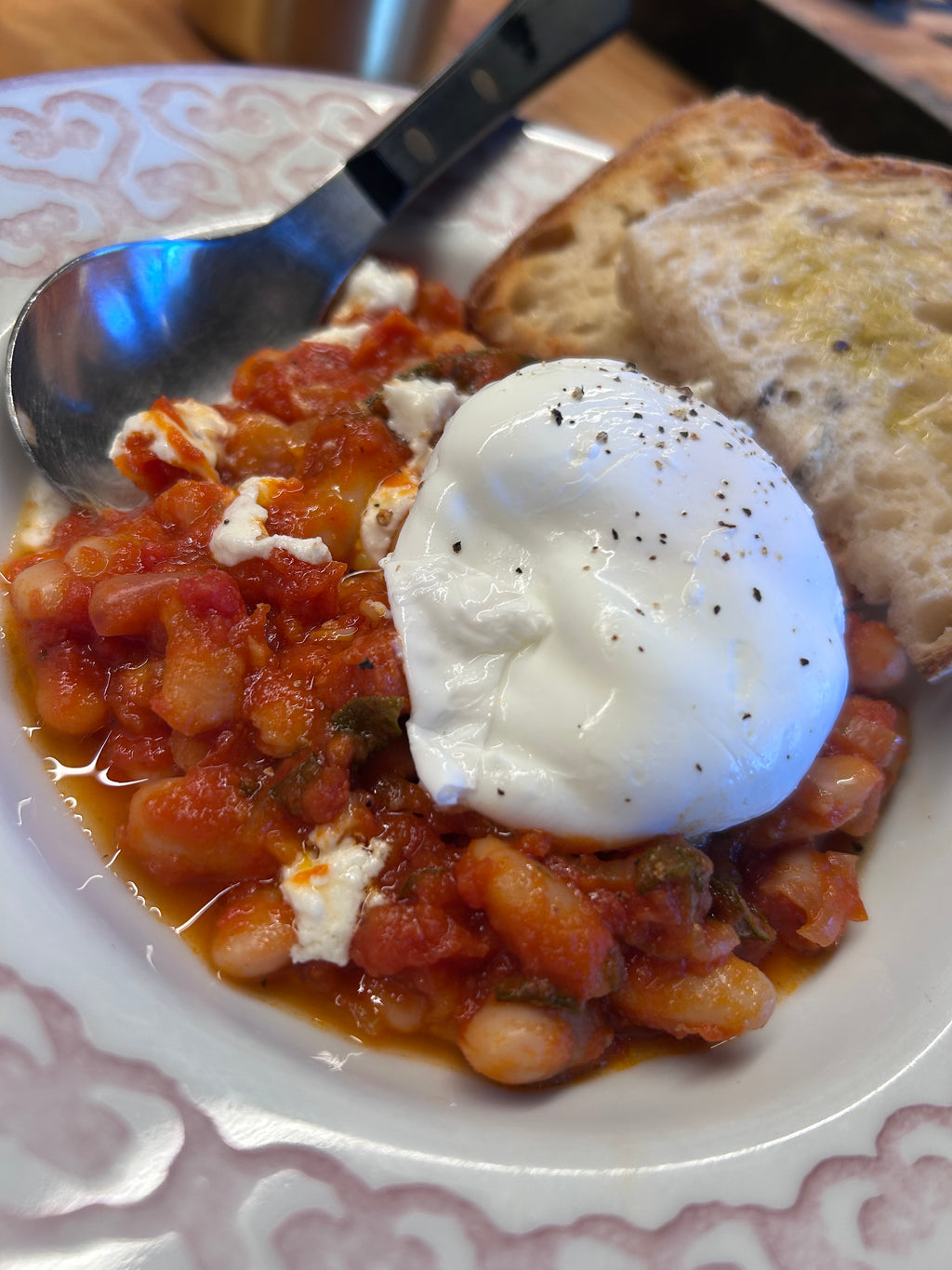 Cannellini Beans With Chorizo - Serves Two -  Vegan Option Available