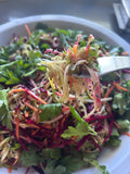 Raw Veg Slaw With Seeds and Honey Dressing - Serves 2/3 as a starter or light meal. *Vegetarian & Gluten Free
