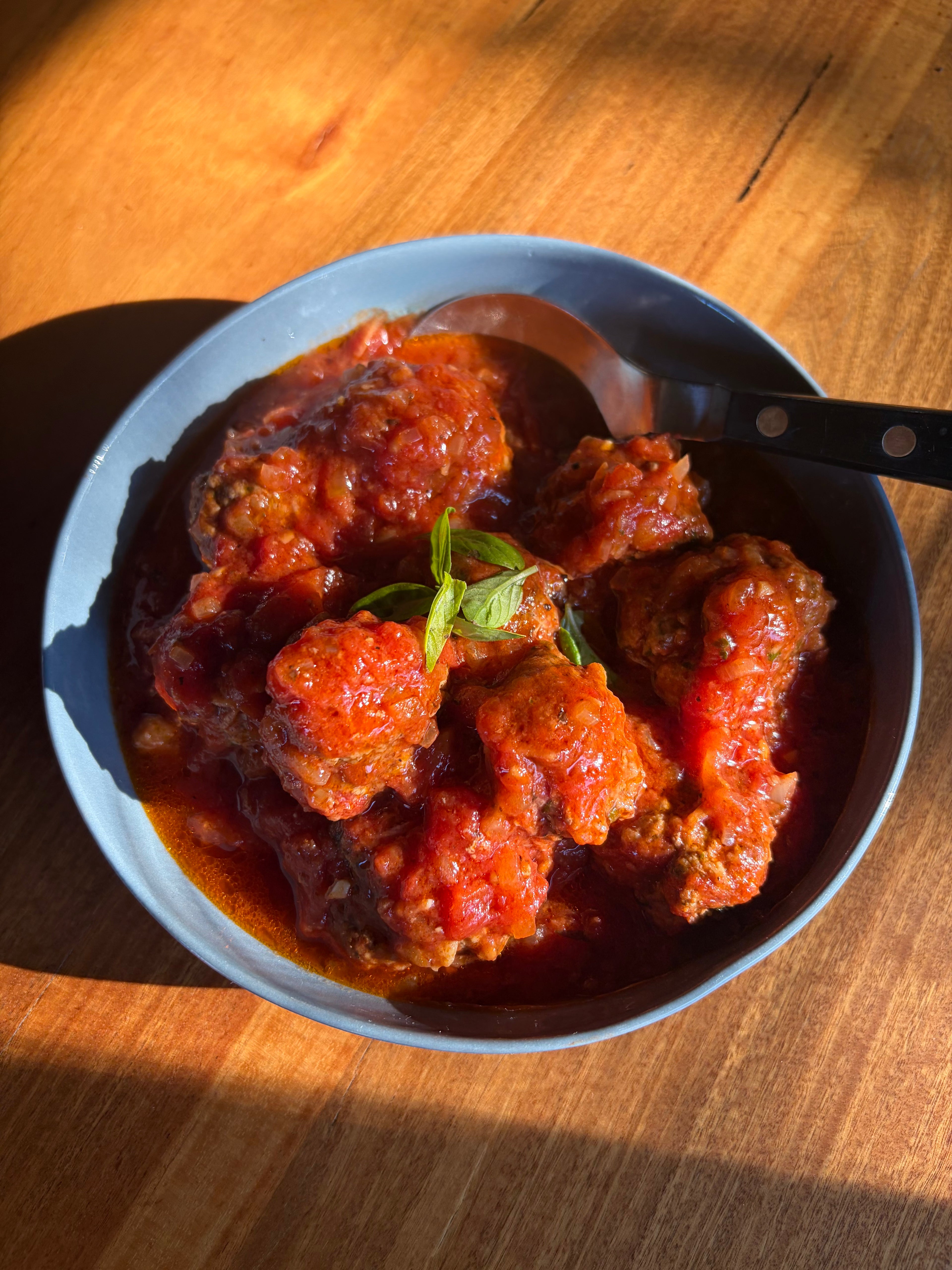 Pork & Beef Meatballs In A Rich Tomato Sauce