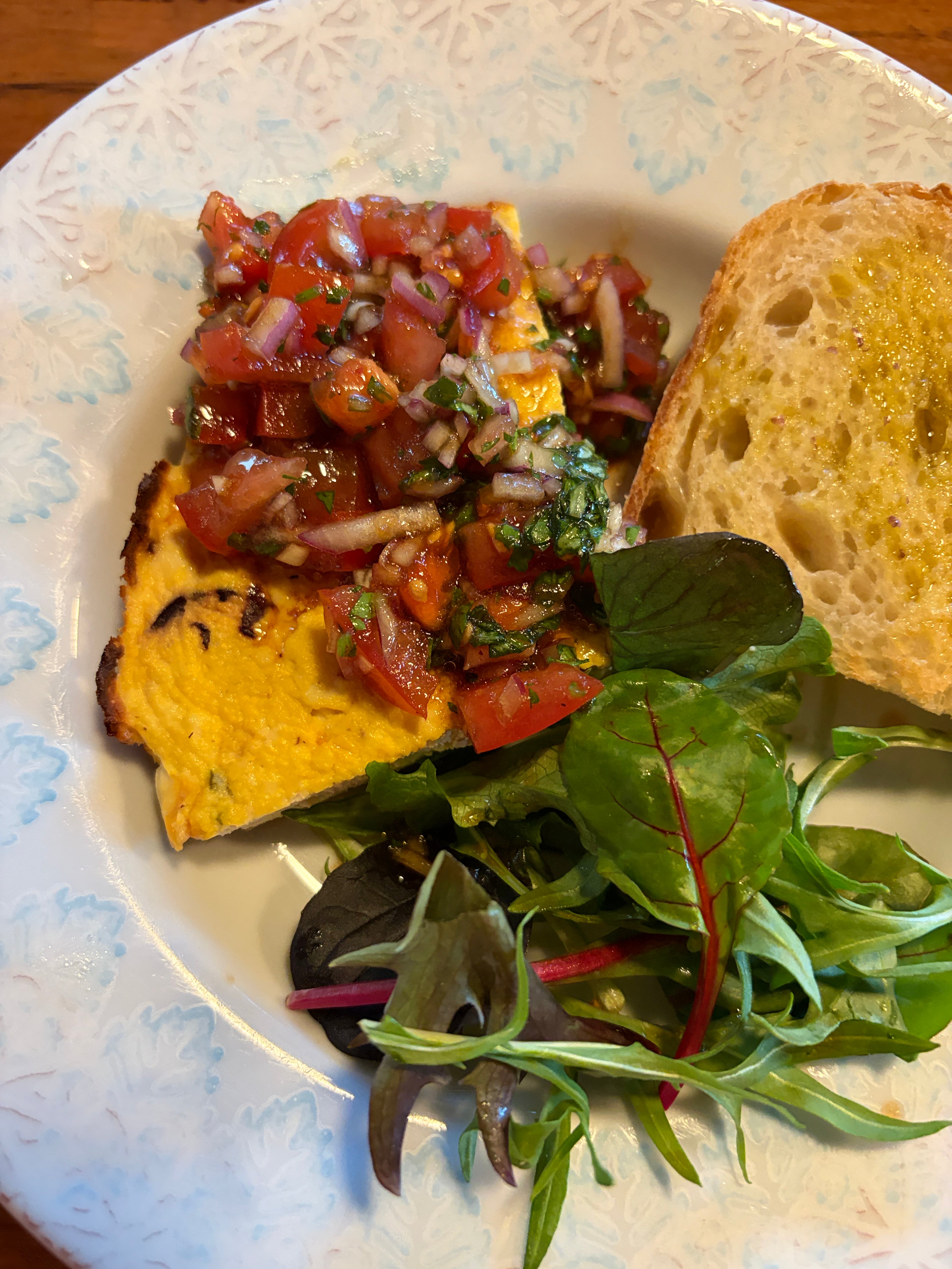 Ready to Bake Ricotta With Oilves, Thyme & Tomato Salsa -  Generously Serves 2