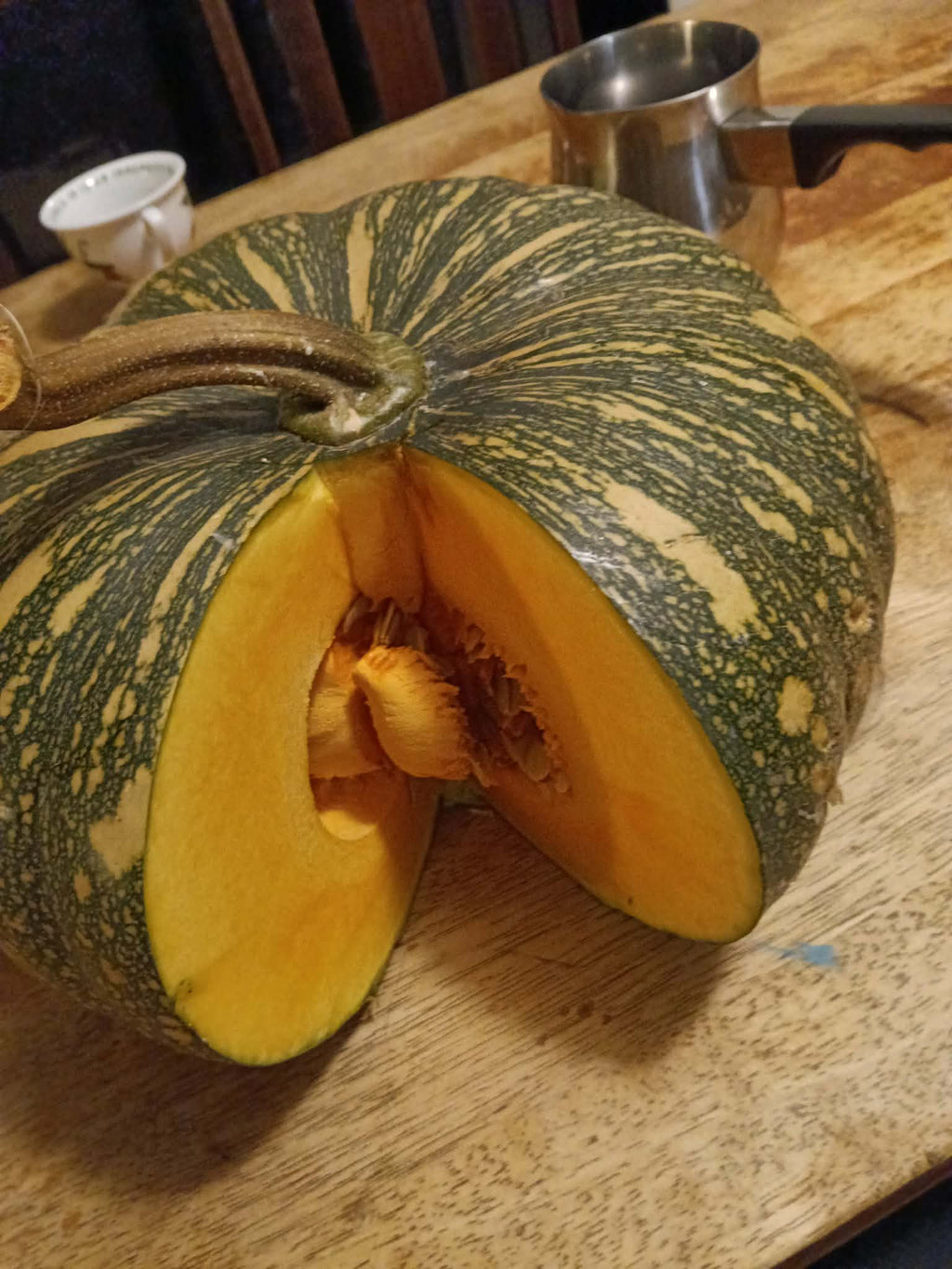 Pumpkin 🎃 Pie 🥧Gluten and dairy free. 1/4th of a 🥧 Sweet and spiced Pumpking Pie Full of flavour and goodness