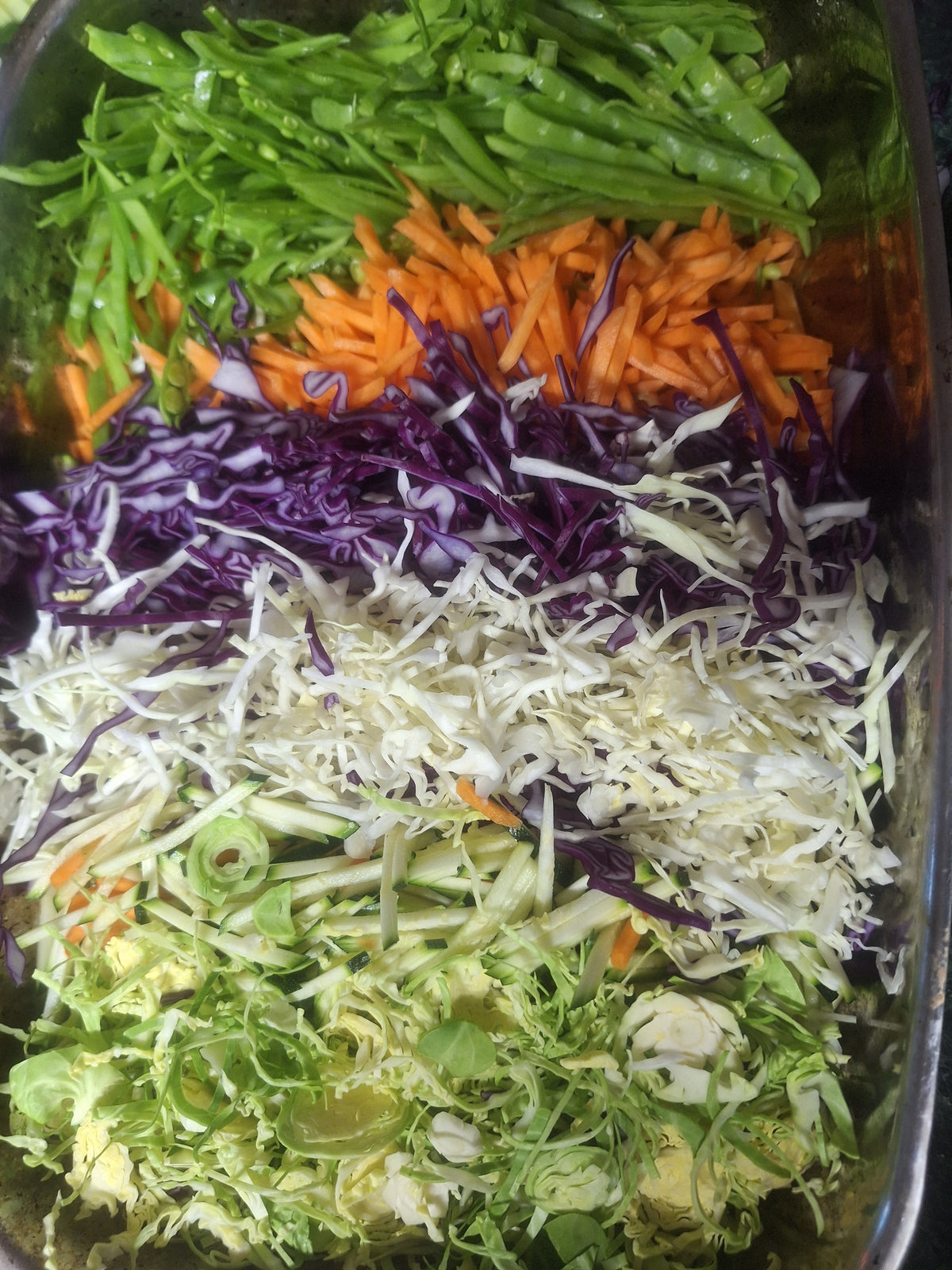 Fancy 🌈 slaw.