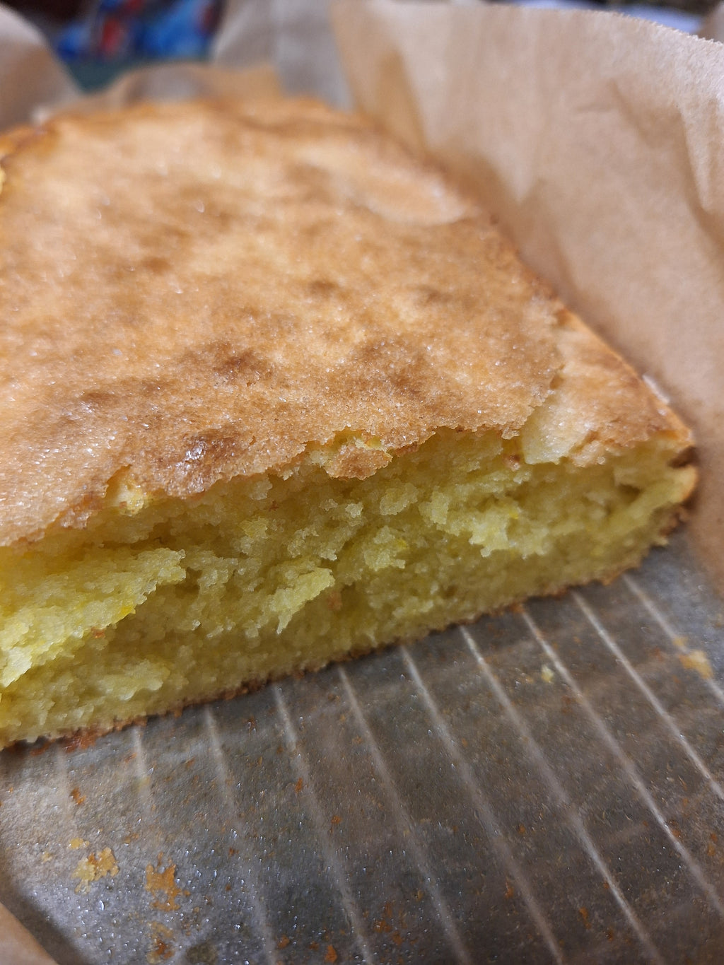 Lemon olive oil tea cake