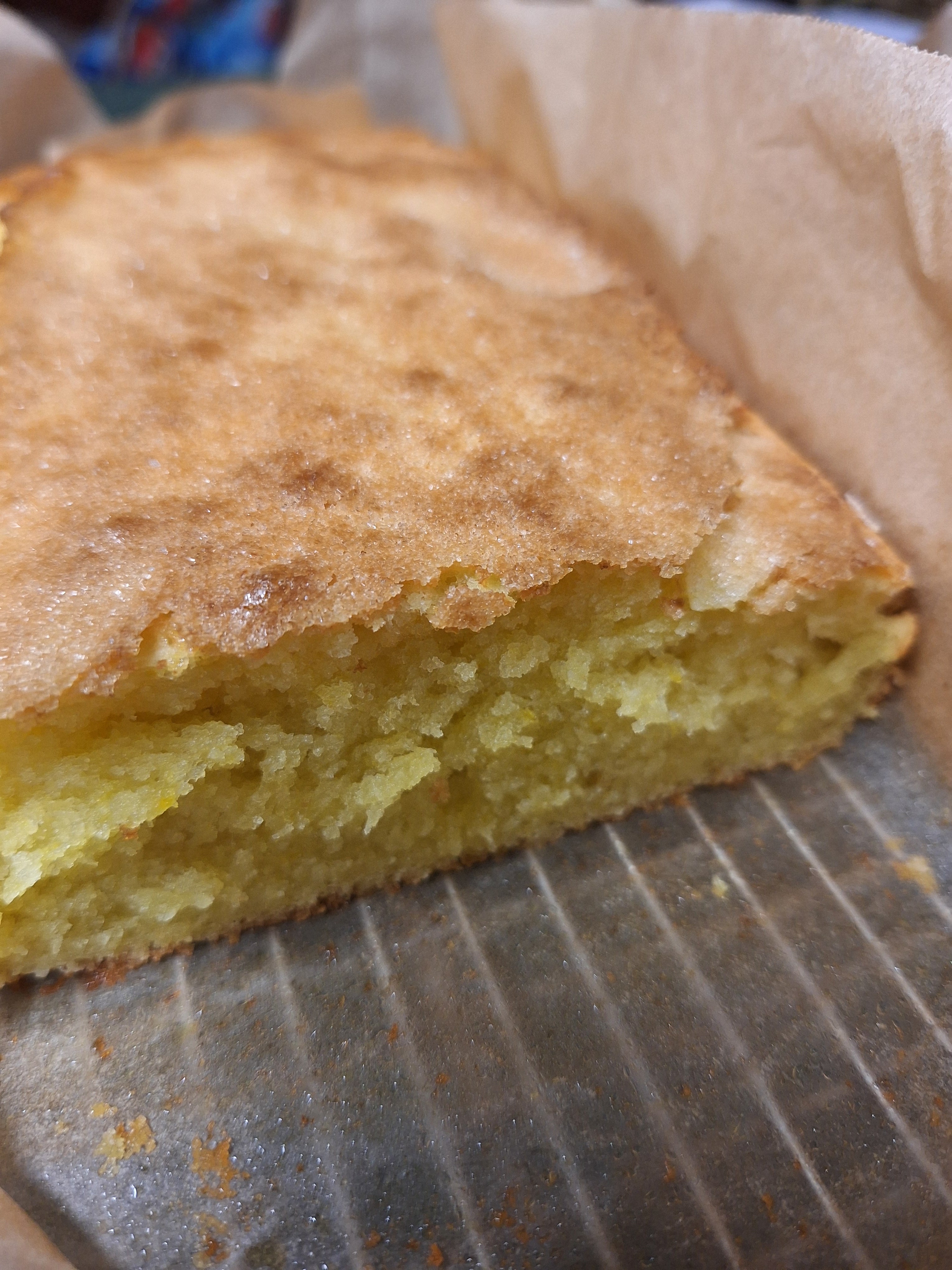 Lemon olive oil tea cake